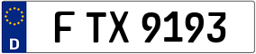 Truck License Plate